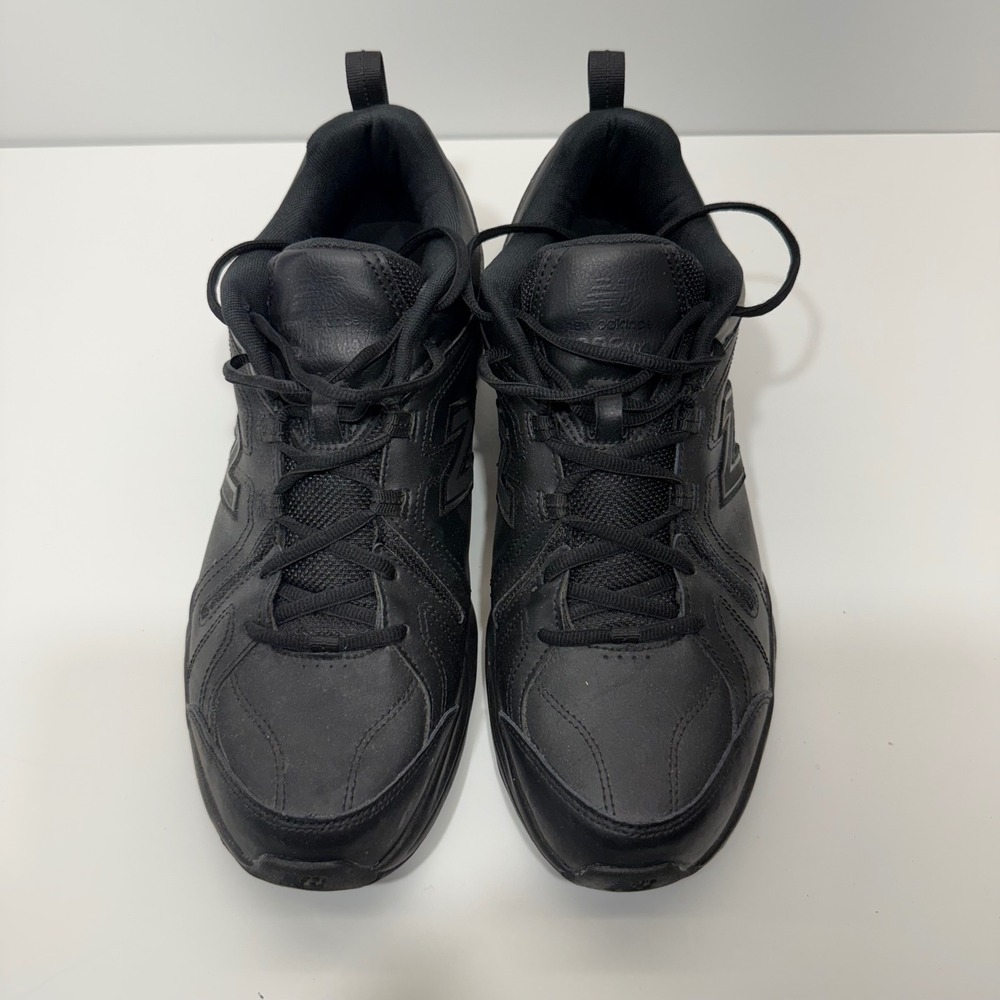 New Balance 608v4 Men's Size 14 Black Leather Training Shoes MX608V4B Sneakers